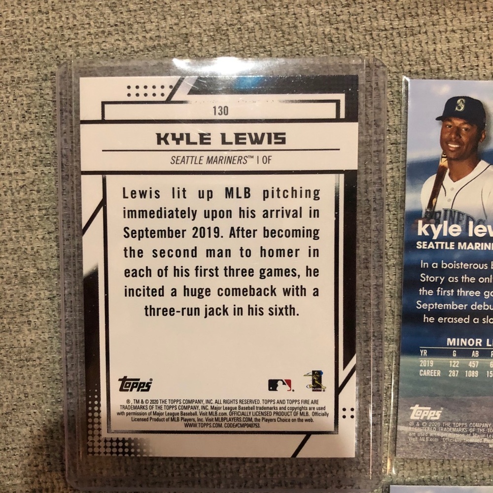 Kyle Lewis Rookie Card Lot - Picture 6 of 9